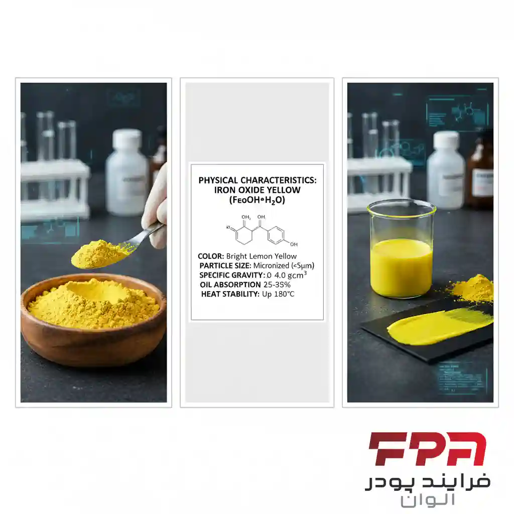 اکسید آهن زرد (گل ماش): خواص فیزیکی، کاربردها و نکات مهم