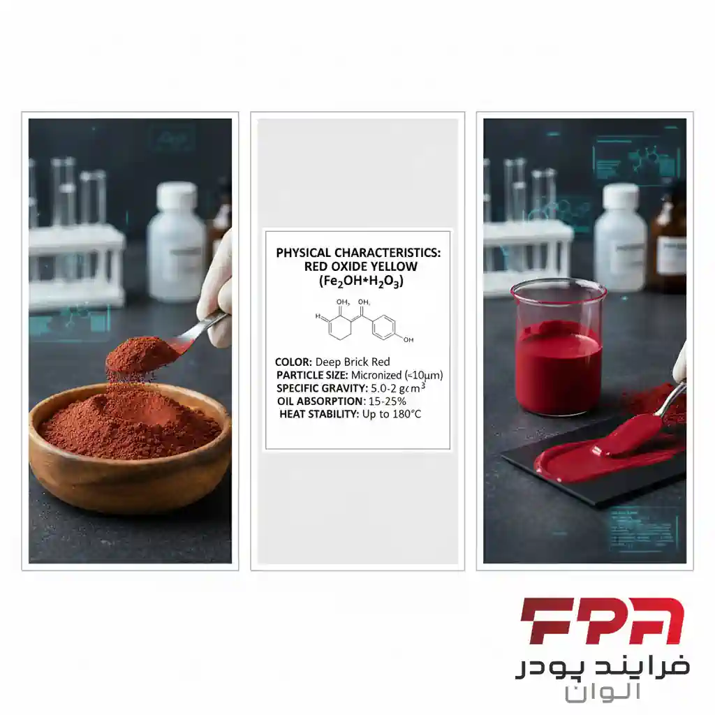 اکسید آهن قرمز (Fe₂O₃): ویژگی‌های فیزیکی، کاربردها و مزایای صنعتی