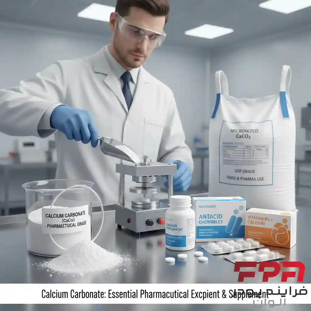 کاربردهای پودر کربنات کلسیم در صنایع دارویی و غذایی