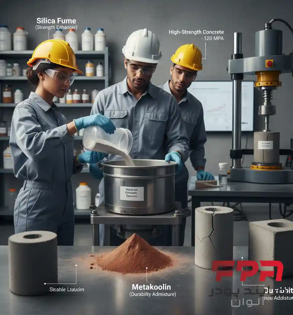 استفاده از پودرهای معدنی برای بتن‌های خاص و مقاوم؛ راهنمای کامل