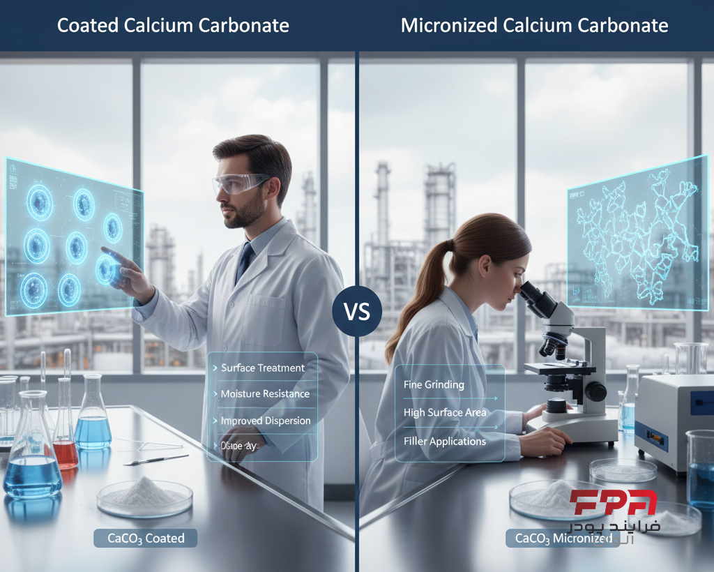 تفاوت کربنات کلسیم کوتد و میکرونیزه