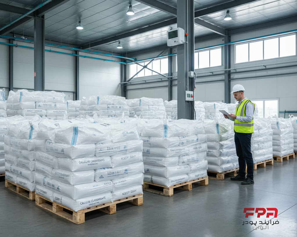 نگهداری پودر کربنات کلسیم