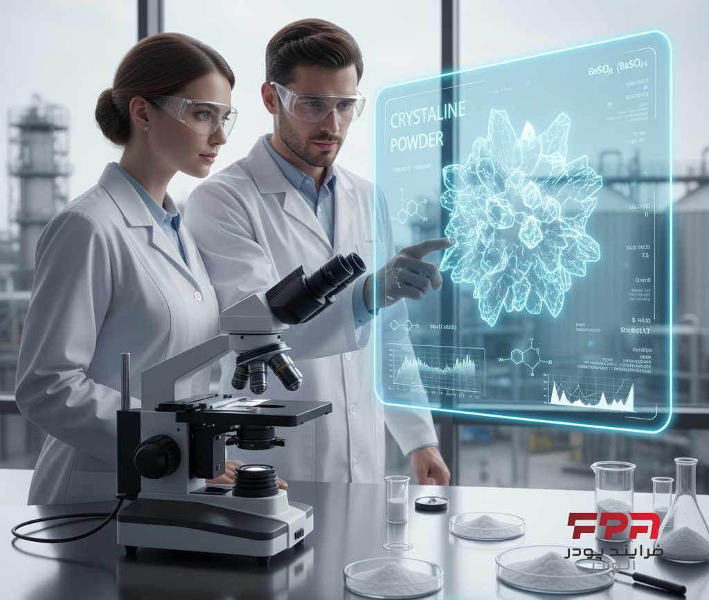 پودر باریت کریستال