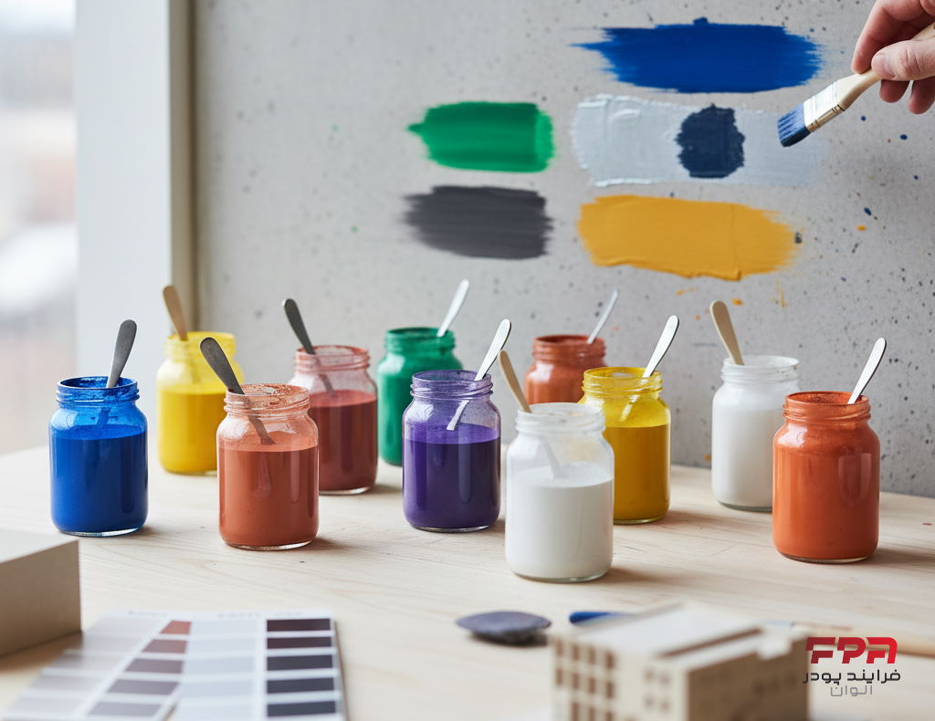 ۱۰ پیگمنت برتر برای رنگ ساختمانی | کیفیت و دوام بالا